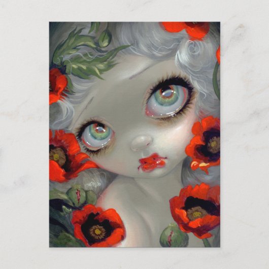 「毒美しいIII:アヘン・ポピー」はがき ポストカード (正面)