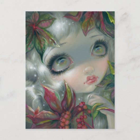 「毒美しいVIII：ヒマシ豆」はがき ポストカード (正面)