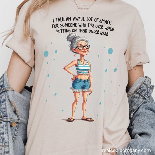 毒舌おばあちゃん トライブレンドTシャツ