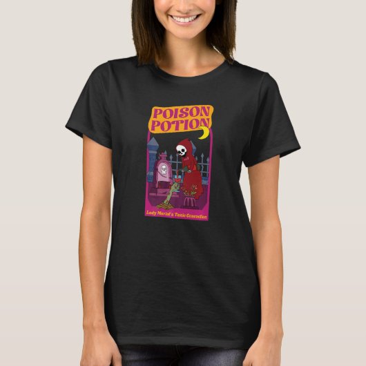 毒薬レディーメロ毒性結節 Tシャツ (正面)