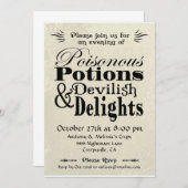 毒薬 招待状 (正面/裏面)