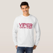 毒蛇の乗組員責任者メンズ長袖T Tシャツ (正面フル)