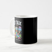 毒蛇の日でないことを確おもしろい認する税 コーヒーマグカップ (正面左)