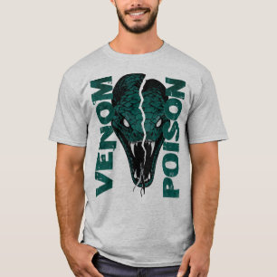 毒蛇ストリートウェアグラフィックデザイン Tシャツ