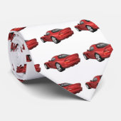 毒蛇懸命トップの筋肉車: 赤い終わり ネクタイ (ロール)