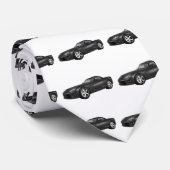 毒蛇懸命トップの筋肉車: 黒い終わり ネクタイ (ロール)