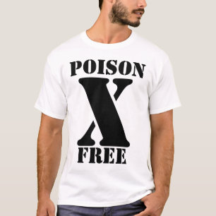 毒、自由なX Tシャツ