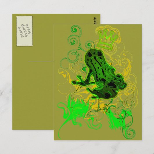 毒_dart_frog ポストカード (正面/裏面)