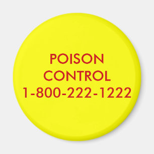 毒CONTROL1-800-222-1222 マグネット