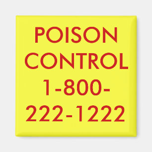 毒CONTROL1-800-222-1222 マグネット