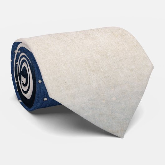 比丘尼橋in雪ヴィンテージ浮世絵日本の画 ネクタイ (ロール)