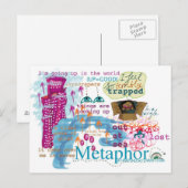 比喩はがきKS2およびKS3 ポストカード (正面/裏面)