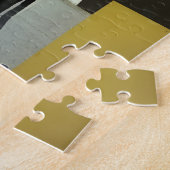 比喩的なコラージュ混合媒体 ジグソーパズル (側面)