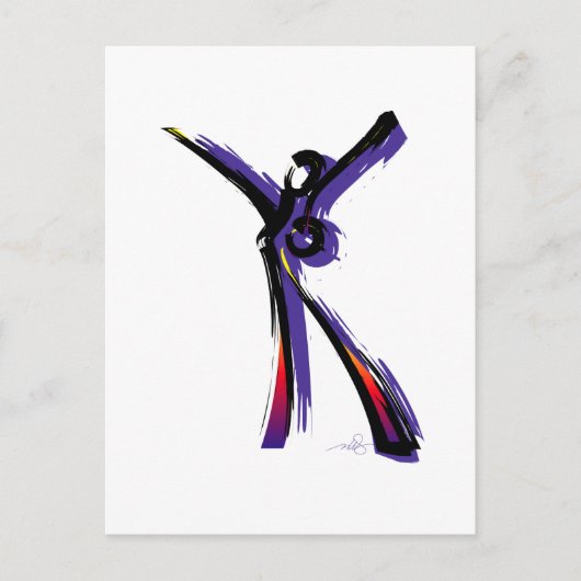 比喩的な女性 ポストカード (正面)