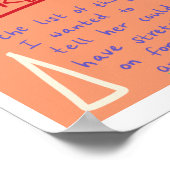 比喩的な語学教室ポスター ポスター (角)