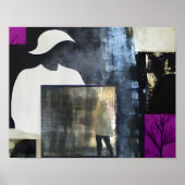 比喩的抽象芸術コラージュ ポスター (正面)