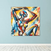 比喩的表現主義 キャンバスプリント (インサイチュ (ウッドフロア))