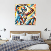 比喩的表現主義 キャンバスプリント (インサイチュ (寝室))