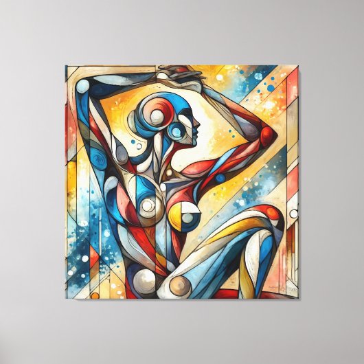 比喩的表現主義 キャンバスプリント (正面)