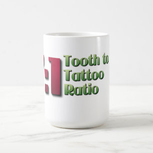 比率を入れ墨する歯 コーヒーマグカップ