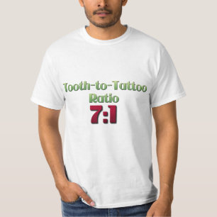 比率を入れ墨する歯 Tシャツ