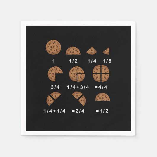 比率数数数理学校おたくギフト スタンダードカクテルナプキン (正面)
