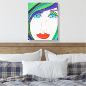 比色毛 キャンバスプリント (インサイチュ (寝室))