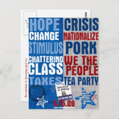 比較とコントラストはがき ポストカード (正面/裏面)