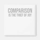 比較は喜びの盗人 マグネット (正面)