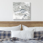 比較的珍しい氷の毛布 キャンバスプリント (インサイチュ (寝室))