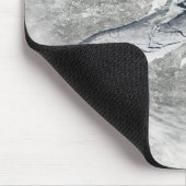 比較的珍しい氷の毛布 マウスパッド (コーナー)