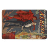 比類のないアルビニ魔術師マグネット マグネット (横)