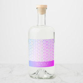 毘沙門亀甲 日本のKIMONO結婚のビール&リキュールラベル リキュールボトルラベル