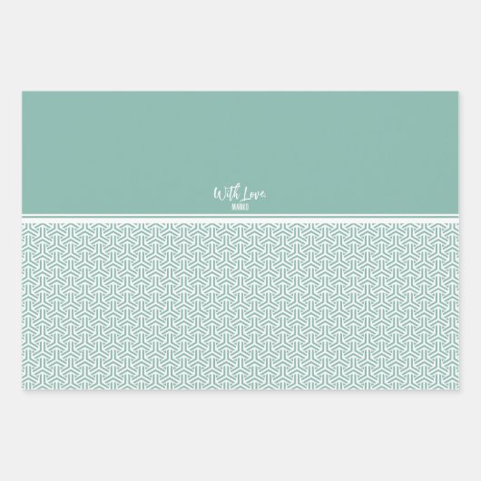 毘沙門亀甲 |毘沙門菊光パター日本のン伝統的 ラッピングペーパーシート (正面3)