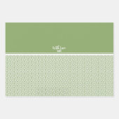 毘沙門亀甲 |毘沙門菊光パター日本のン伝統的 ラッピングペーパーシート (正面2)