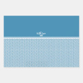 毘沙門亀甲 |毘沙門菊光パター日本のン伝統的 ラッピングペーパーシート (正面)