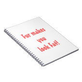 毛が太って見える ノートブック (右側)