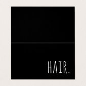 毛によって折られるロイヤリティのパンチカード 名刺 (外部フラット)