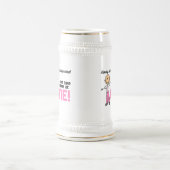 毛によって過大評価される乳癌の棒の姿を持っていること ビールジョッキ (中央)