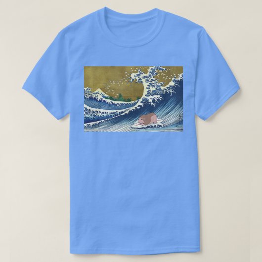 毛のないモルモット Tシャツ (デザイン正面)