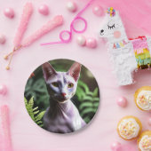 「毛のない猫のツナお洒落とシルキー」 ペーパープレート (パーティー)