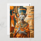 毛のない猫の王冠 ポストカード (正面/裏面)