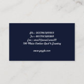 毛のはさみの名刺 名刺 (裏面)