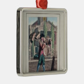 毛のほうき、Shoreditch教会 メタルオーナメント (右)