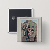 毛のほうき、Shoreditch教会 缶バッジ (正面&裏面)