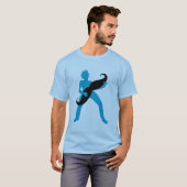 毛のギター Tシャツ (正面フル)