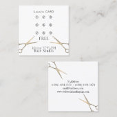 毛のスタジオのロイヤリティカード ロイヤリティカード (正面/裏面)