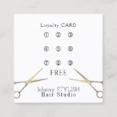 毛のスタジオのロイヤリティカード ロイヤリティカード (正面)