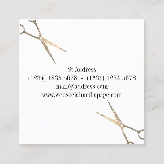 毛のスタジオのロイヤリティカード ロイヤリティカード (裏面)