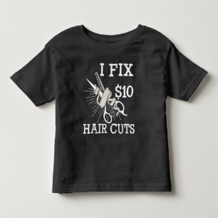 毛のドレッサーの理容師の美容師のギフトのサロンの所有者 トドラーTシャツ